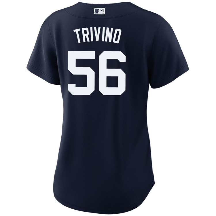 Lou Trivino New York Yankees Women's Alternate Navy World Series Jersey