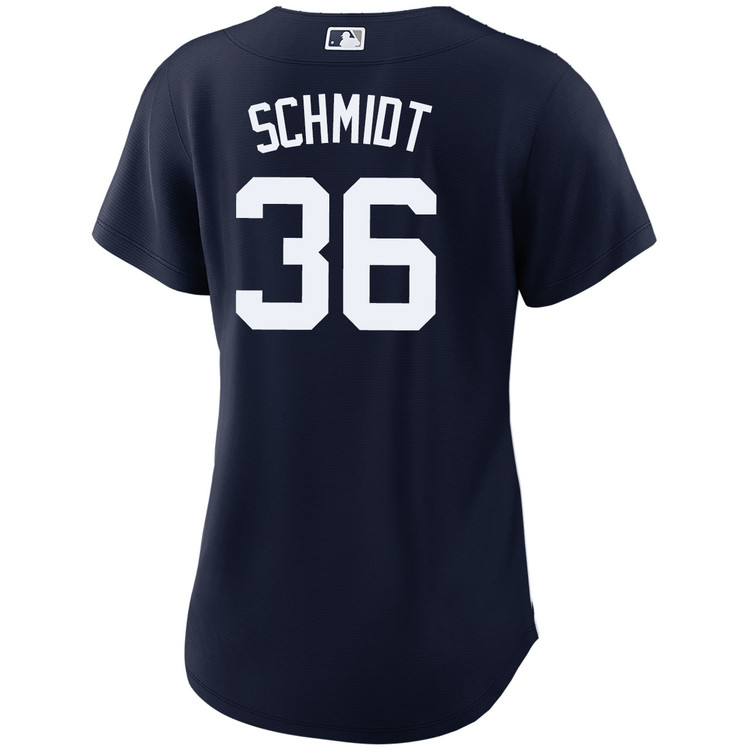 Clarke Schmidt New York Yankees Women's Alternate Navy World Series Jersey