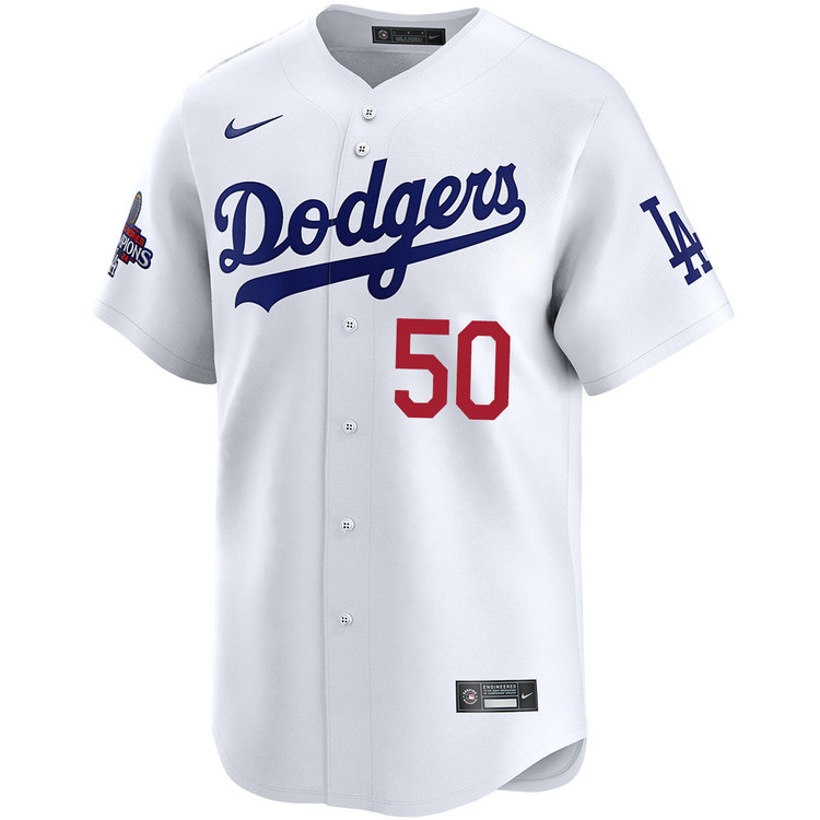 Mookie Betts Los Angeles Dodgers Youth Home Limited World Series Champions Jersey
