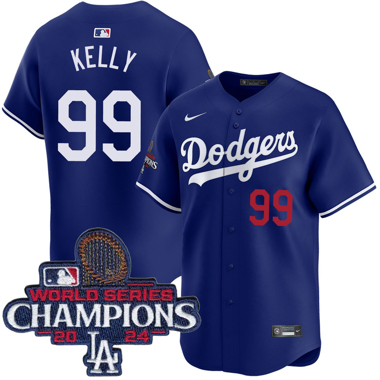 Joe Kelly Los Angeles Dodgers Alternate Royal Limited World Series Champions Jersey