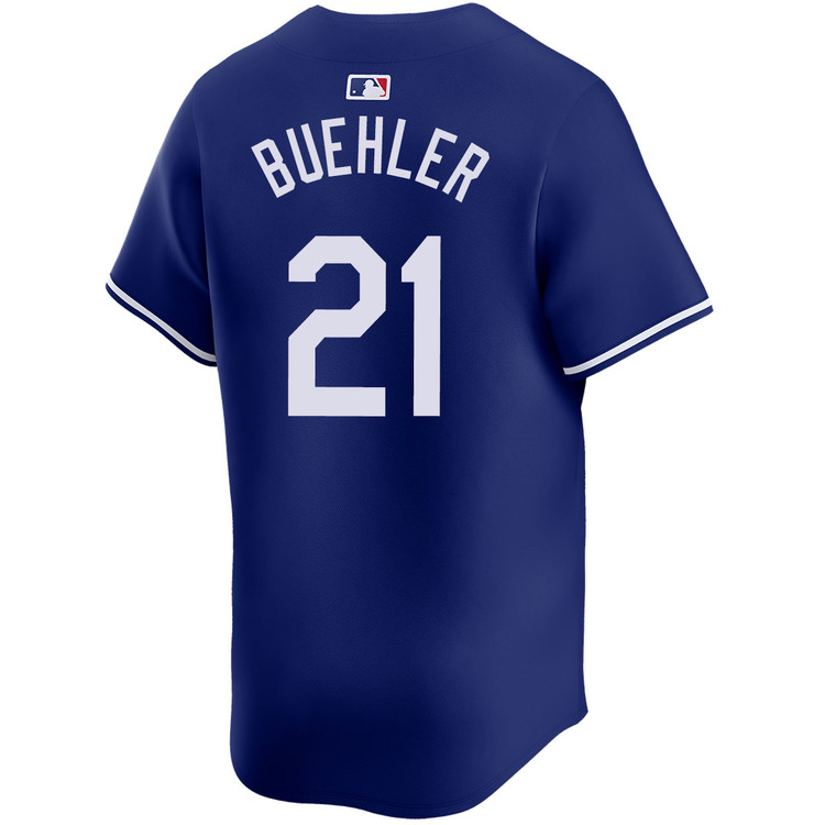 Walker Buehler Los Angeles Dodgers Alternate Royal Limited World Series Jersey
