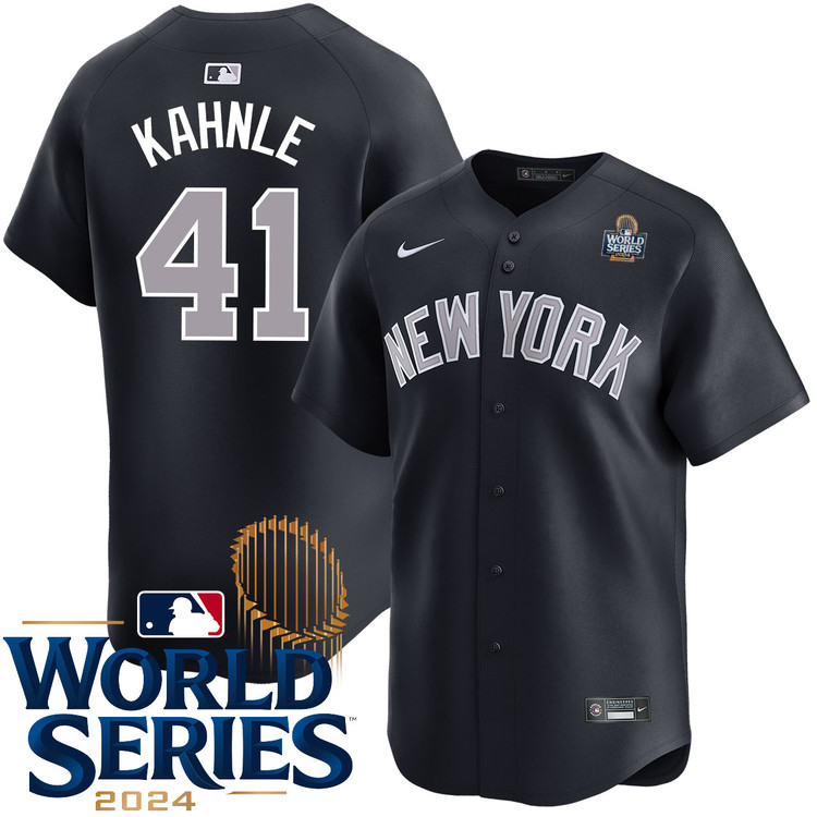 Tommy Kahnle New York Yankees Alternate Road Limited World Series Jersey