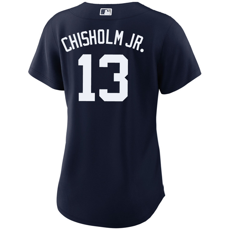 Jazz Chisholm Jr. New York Yankees Women's Alternate Navy World Series Jersey