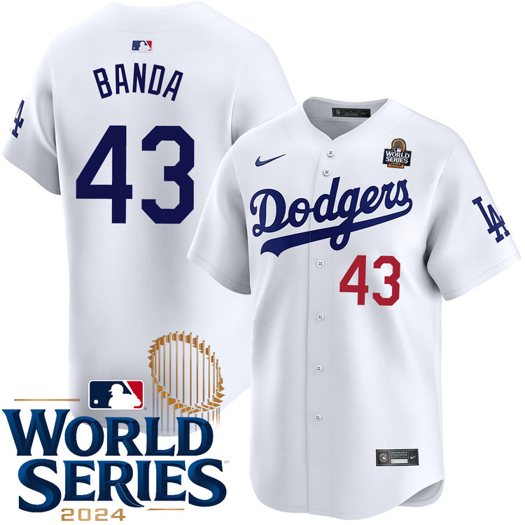 Anthony Banda Los Angeles Dodgers Youth Home Limited World Series Jersey