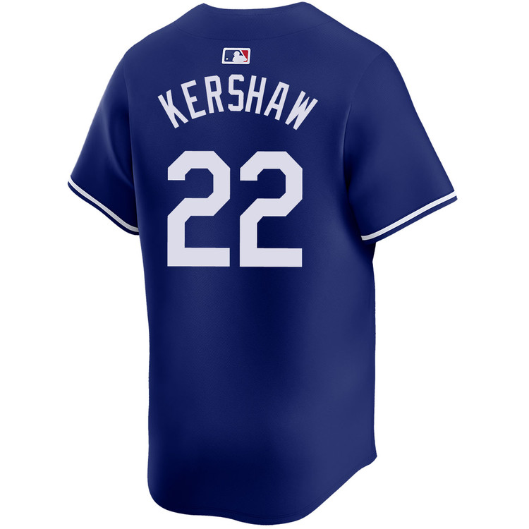 Clayton Kershaw Los Angeles Dodgers Alternate Royal Limited World Series Jersey