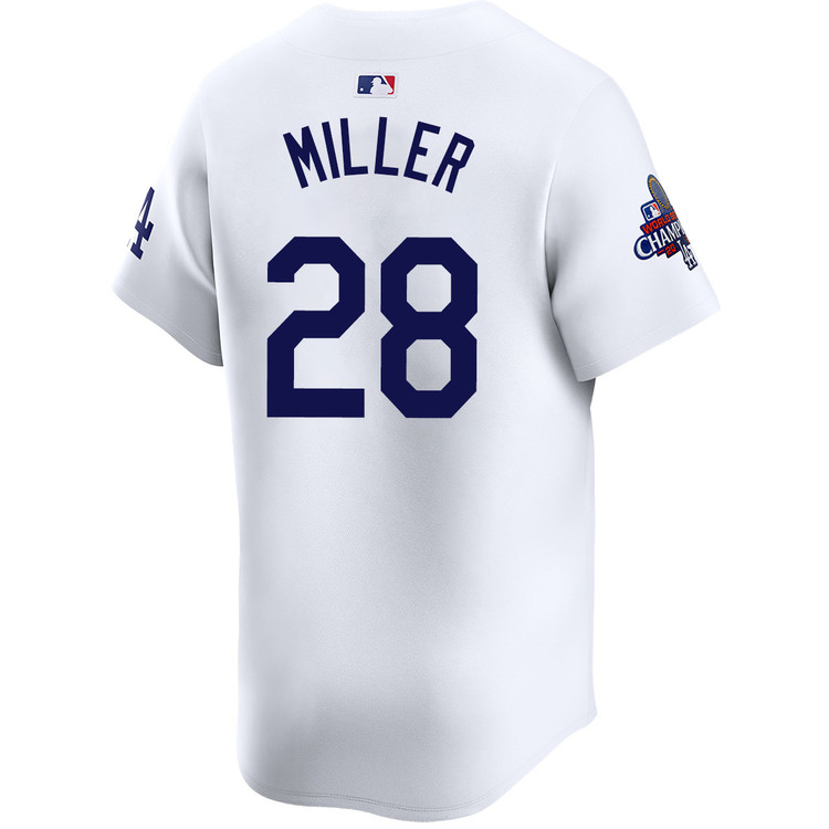Bobby Miller Los Angeles Dodgers Home Limited World Series Champions Jersey