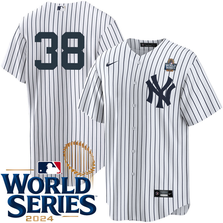 Mark Leiter Jr. New York Yankees Youth Home Player World Series Jersey