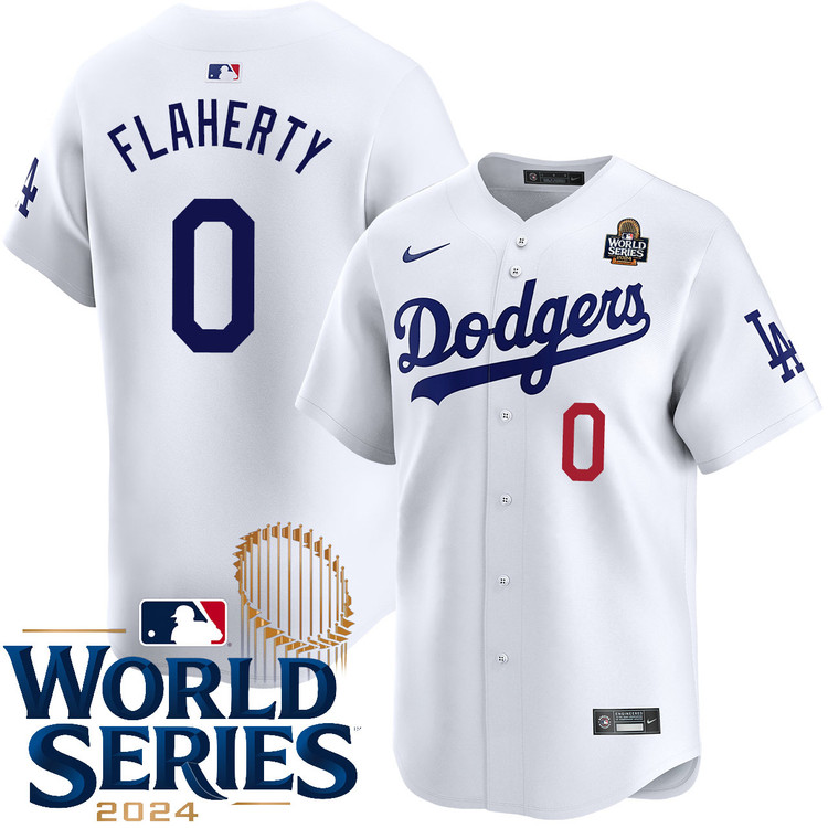 Jack Flaherty Los Angeles Dodgers Youth Home Limited World Series Jersey