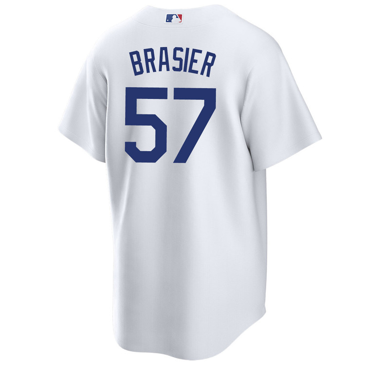 Ryan Brasier Los Angeles Dodgers Youth Home World Series Jersey