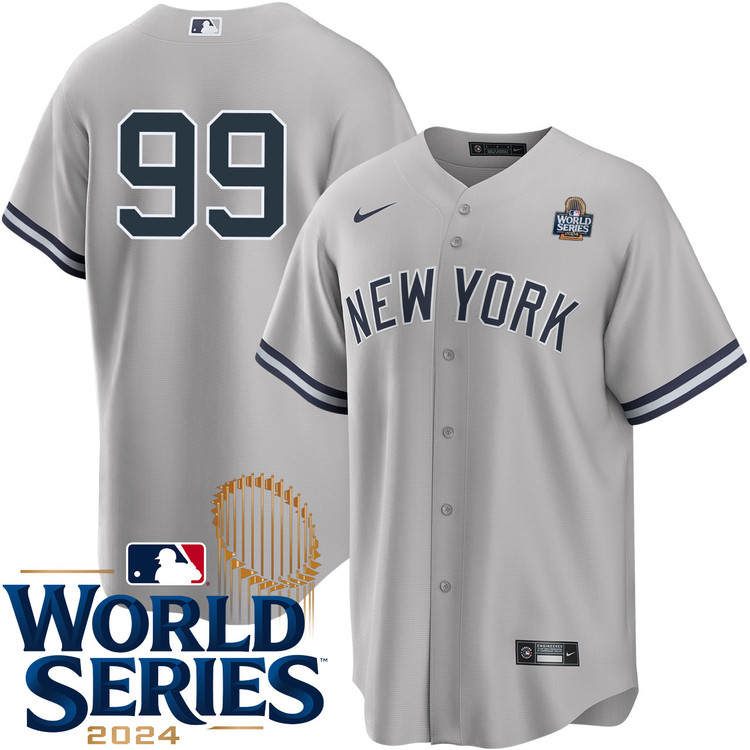 Aaron Judge New York Yankees Road Player World Series Jersey
