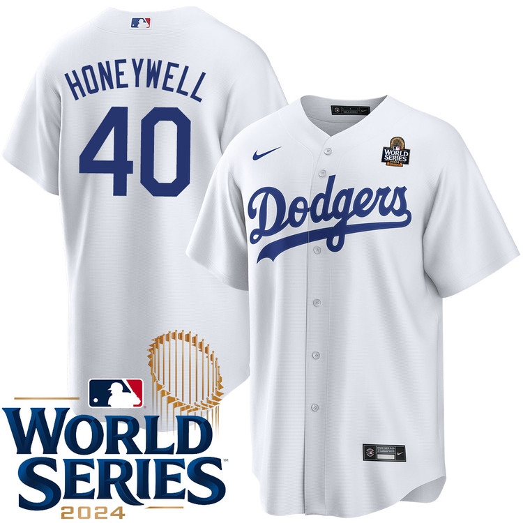 Brent Honeywell Los Angeles Dodgers Youth Home World Series Jersey