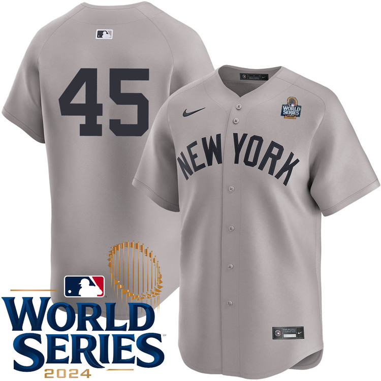 Gerrit Cole New York Yankees Road Limited Player World Series Jersey
