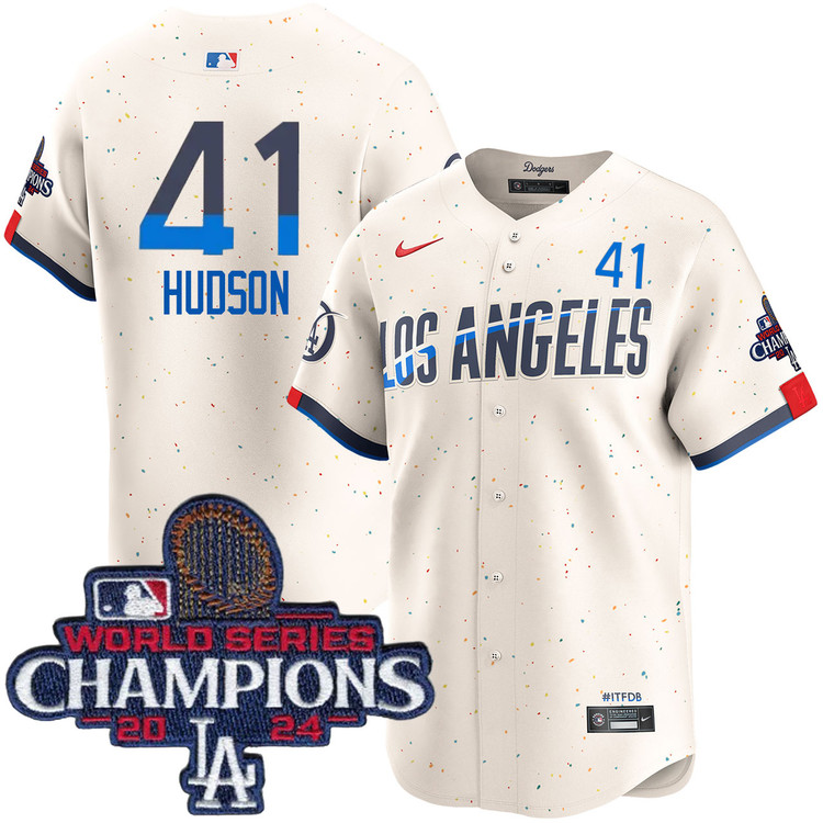 Daniel Hudson Los Angeles Dodgers City Connect Limited World Series Champions Jersey