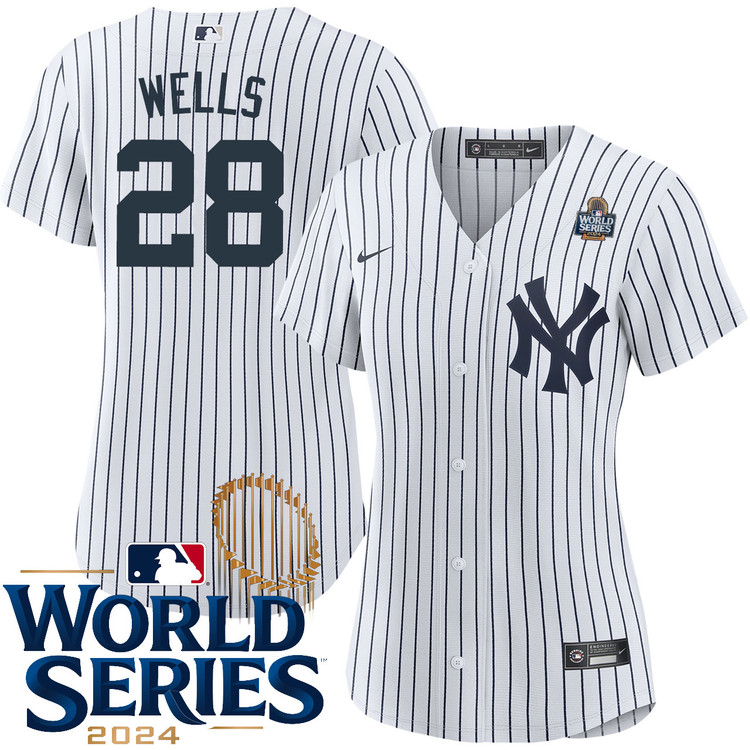 Austin Wells New York Yankees Women's Home World Series Jersey