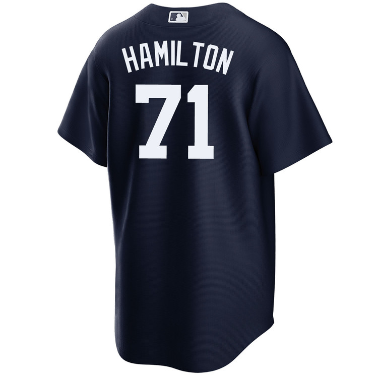 Ian Hamilton New York Yankees Alternate Navy World Series Jersey