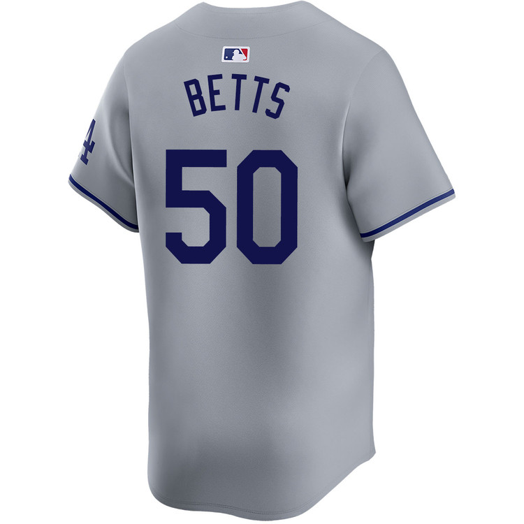 Mookie Betts Los Angeles Dodgers Road Limited World Series Jersey