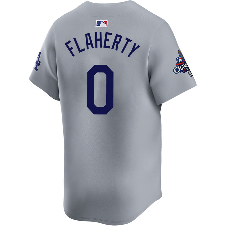 Jack Flaherty Los Angeles Dodgers Alternate Road Limited World Series Champions Jersey