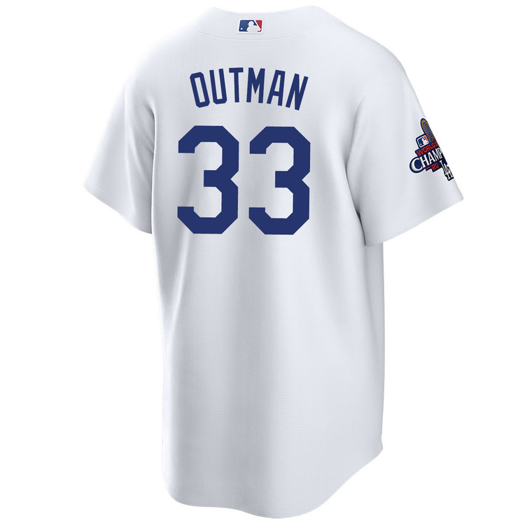 James Outman Los Angeles Dodgers Home World Series Champions Jersey
