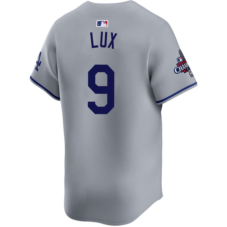 Gavin Lux Los Angeles Dodgers Road Limited World Series Champions Jersey