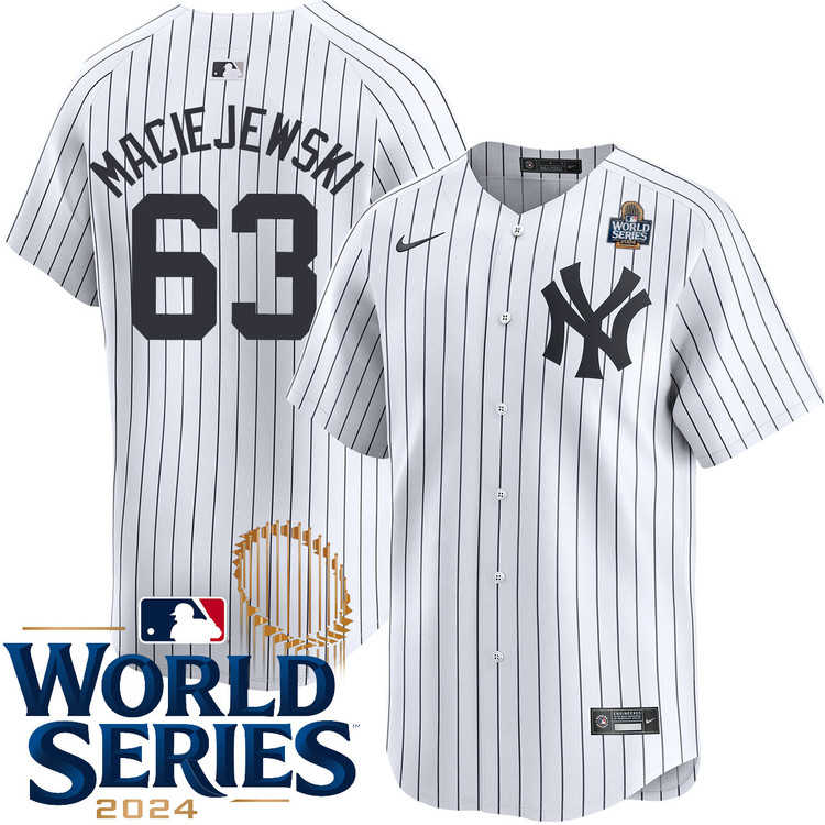 Josh Maciejewski New York Yankees Youth Home Limited World Series Jersey
