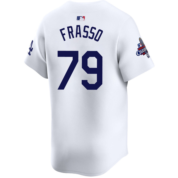 Nick Frasso Los Angeles Dodgers Youth Home Limited World Series Champions Jersey