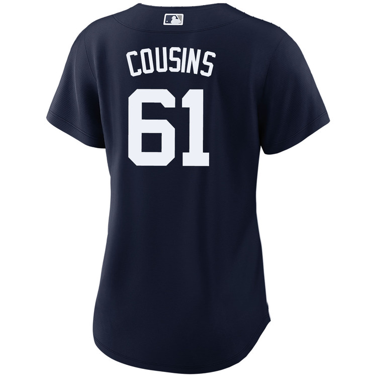 Jake Cousins New York Yankees Women's Alternate Navy World Series Jersey