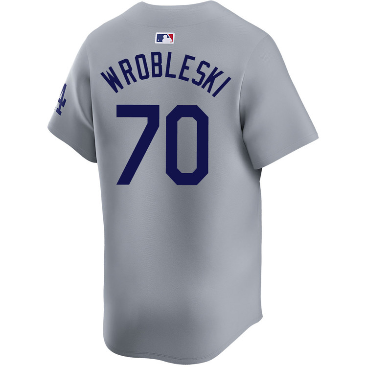 Justin Wrobleski Los Angeles Dodgers Alternate Road Limited World Series Jersey