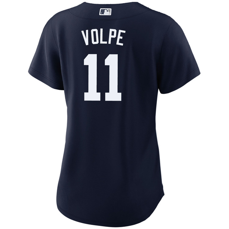 Anthony Volpe New York Yankees Women's Alternate Navy World Series Jersey