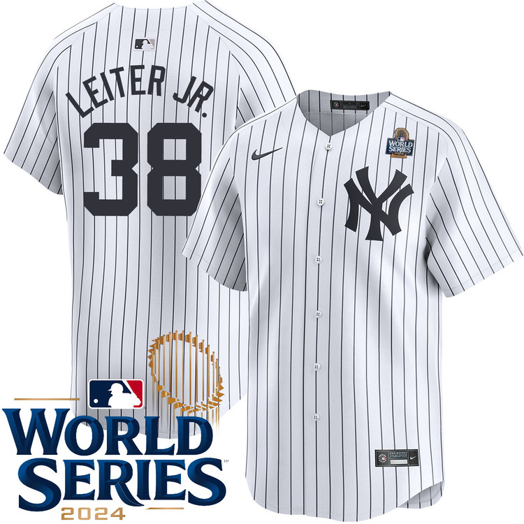 Mark Leiter Jr. New York Yankees Youth Home Limited World Series Jersey