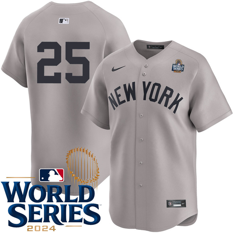 Gleyber Torres New York Yankees Road Limited Player World Series Jersey