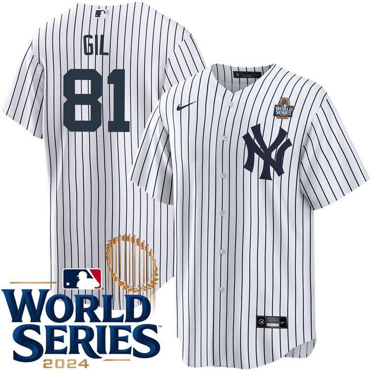 Luis Gil New York Yankees Home World Series Jersey