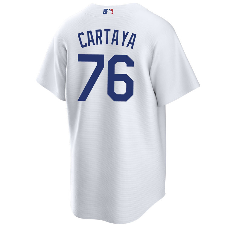 Diego Cartaya Los Angeles Dodgers Youth Home World Series Jersey