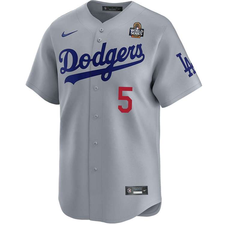 Freddie Freeman Los Angeles Dodgers Alternate Road Limited World Series Jersey