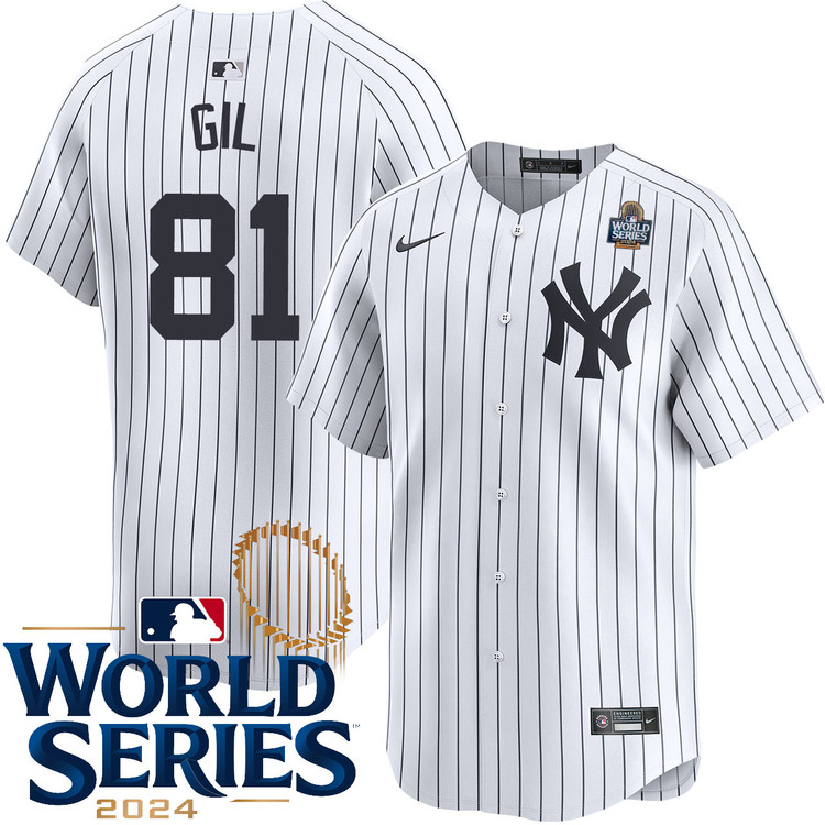 Luis Gil New York Yankees Youth Home Limited World Series Jersey