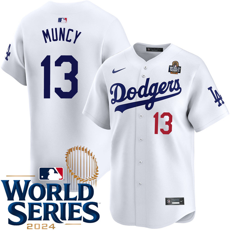 Max Muncy Los Angeles Dodgers Youth Home Limited World Series Jersey