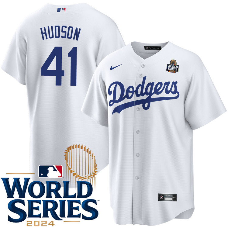 Daniel Hudson Los Angeles Dodgers Youth Home World Series Jersey