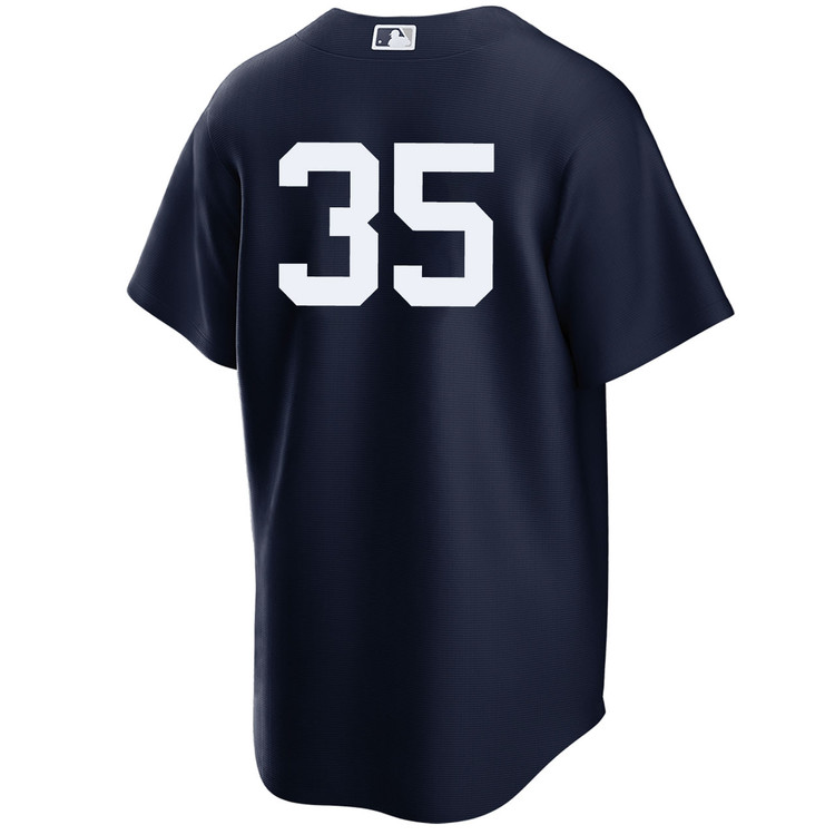 Clay Holmes New York Yankees Alternate Navy Player World Series Jersey