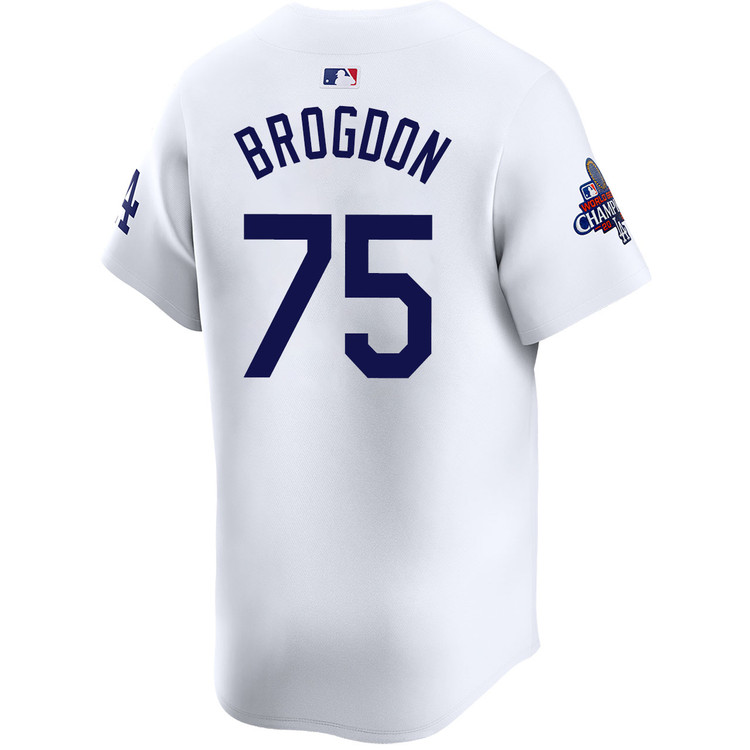 Connor Brogdon Los Angeles Dodgers Youth Home Limited World Series Champions Jersey