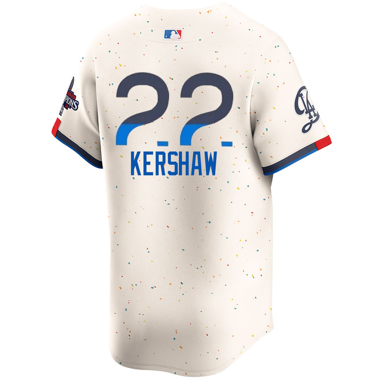 Clayton Kershaw Los Angeles Dodgers City Connect Limited World Series Champions Jersey
