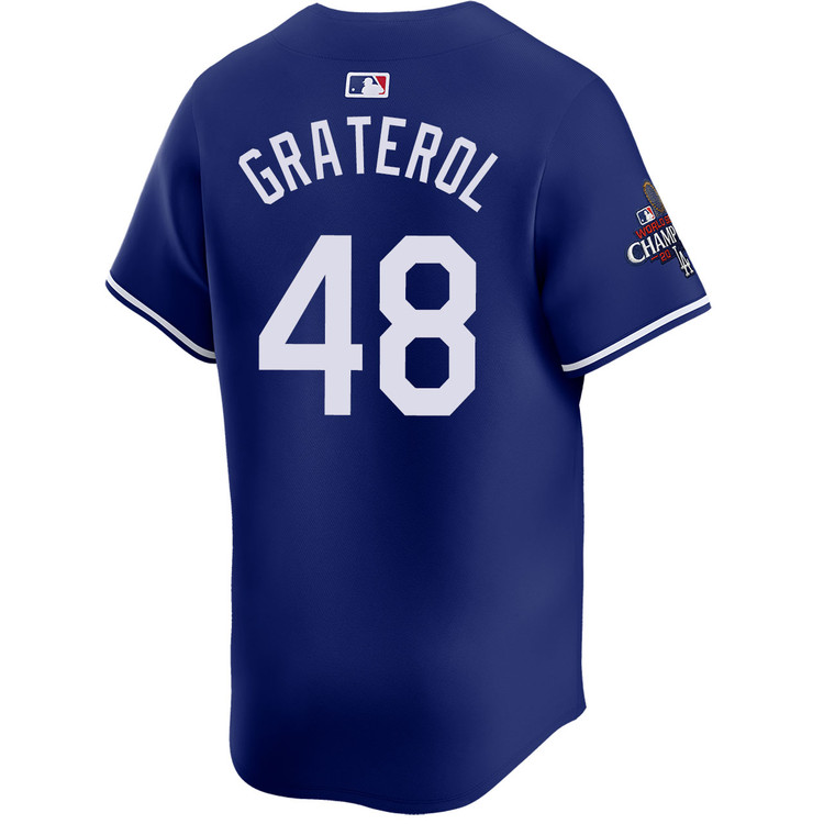 Brusdar Graterol Los Angeles Dodgers Alternate Royal Limited World Series Champions Jersey