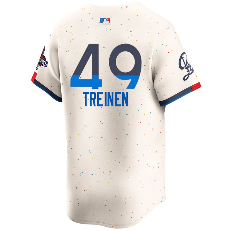 Blake Treinen Los Angeles Dodgers City Connect Limited World Series Champions Jersey