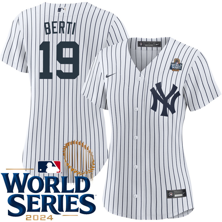 Jon Berti New York Yankees Women's Home World Series Jersey