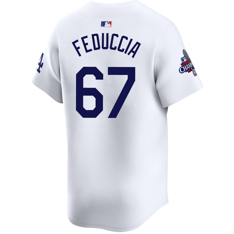 Hunter Feduccia Los Angeles Dodgers Youth Home Limited World Series Champions Jersey
