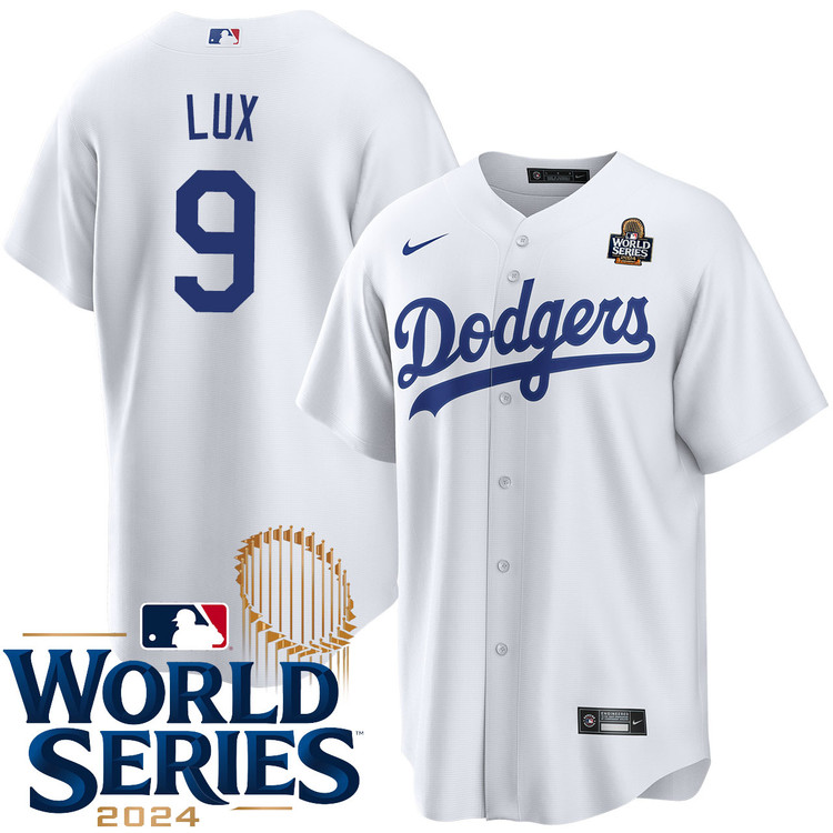 Gavin Lux Los Angeles Dodgers Home World Series Jersey