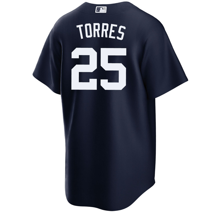 Gleyber Torres New York Yankees Alternate Navy World Series Jersey