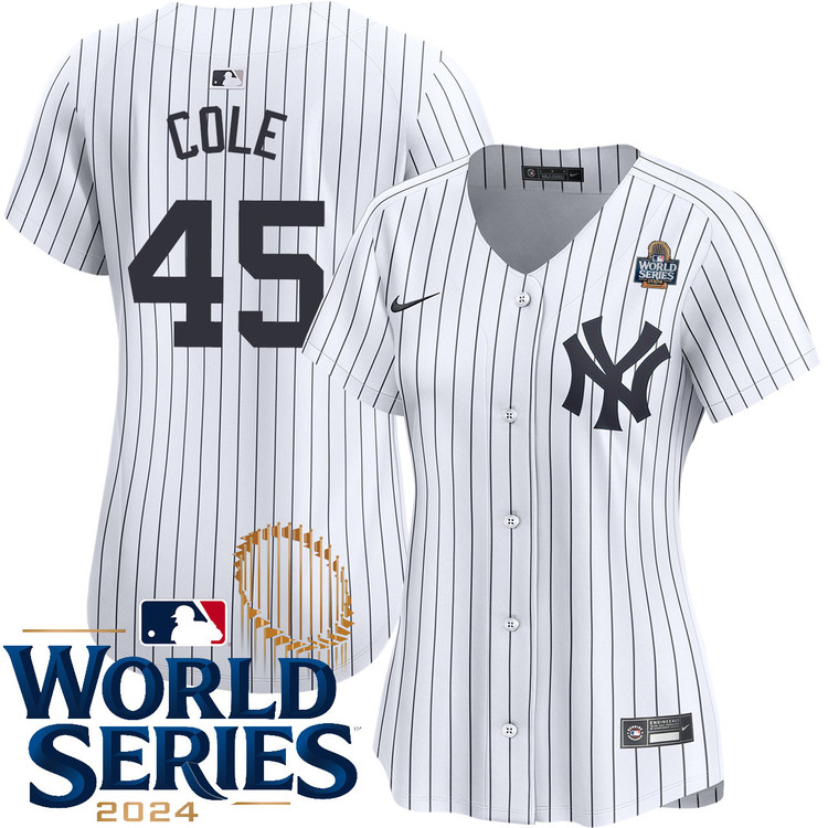 Gerrit Cole New York Yankees Women's Home Limited World Series Jersey