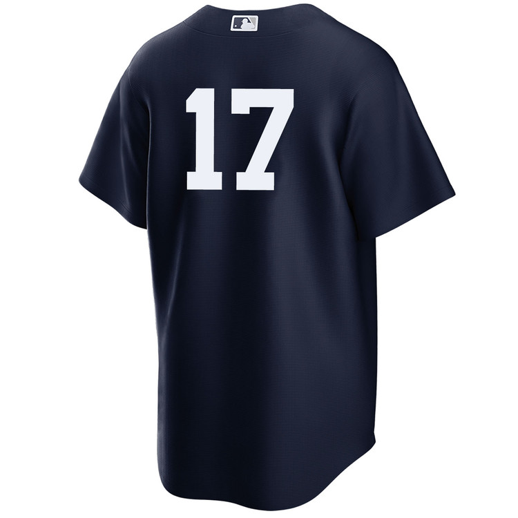 Aaron Boone New York Yankees Alternate Navy Player World Series Jersey