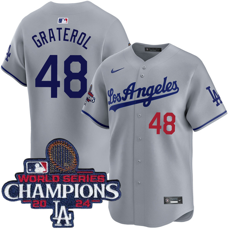 Brusdar Graterol Los Angeles Dodgers Road Limited World Series Champions Jersey