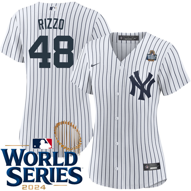Anthony Rizzo New York Yankees Women's Home World Series Jersey