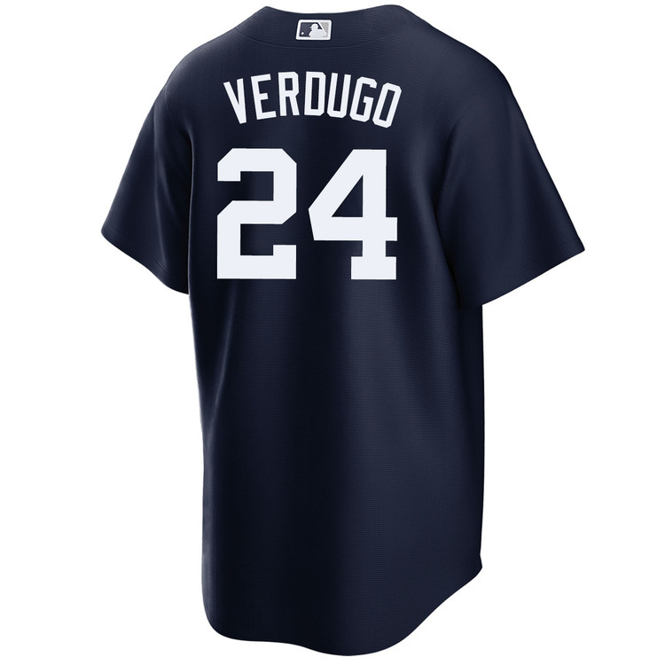 Alex Verdugo New York Yankees Alternate Navy World Series Jersey